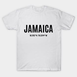 Jamaica w/Coordinates for Negril T-Shirt